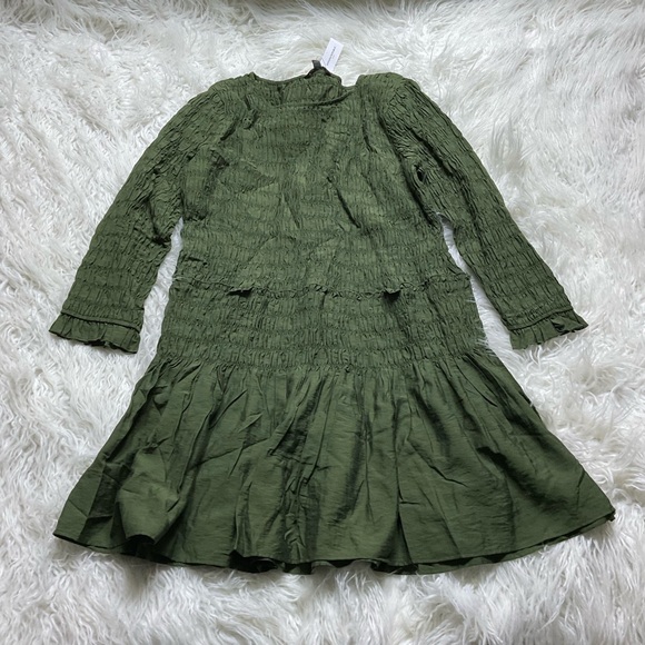 NWT Banana Republic Smocked Mini Dress - Picture 2 of 5
